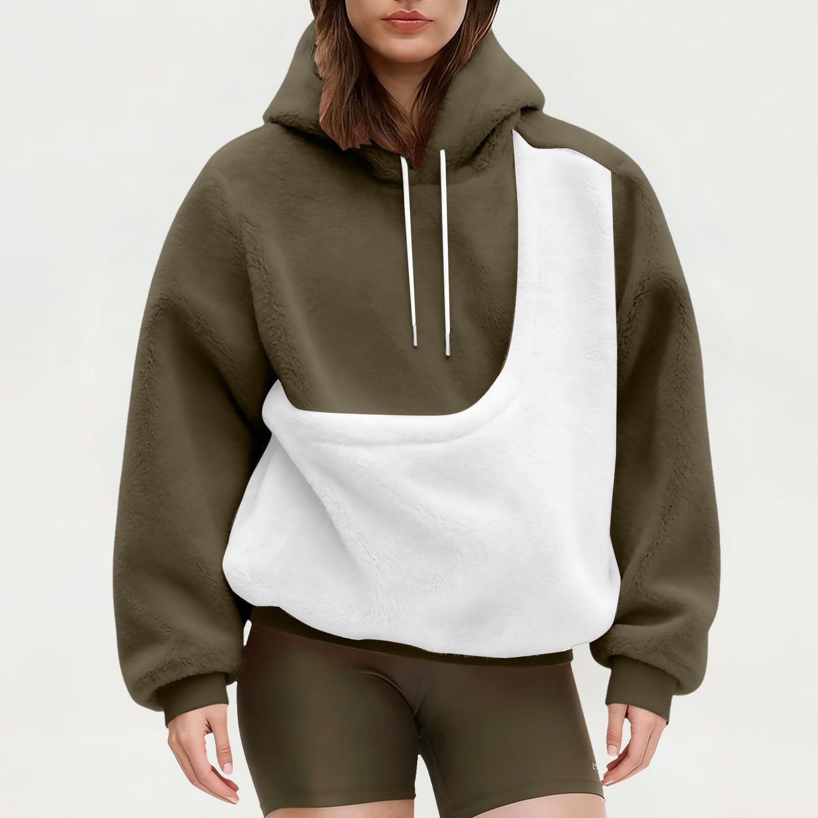Women's Flannel Loose Sweatshirt Long-Term Stock Supply - wholesale Pet Apparel & Accessories