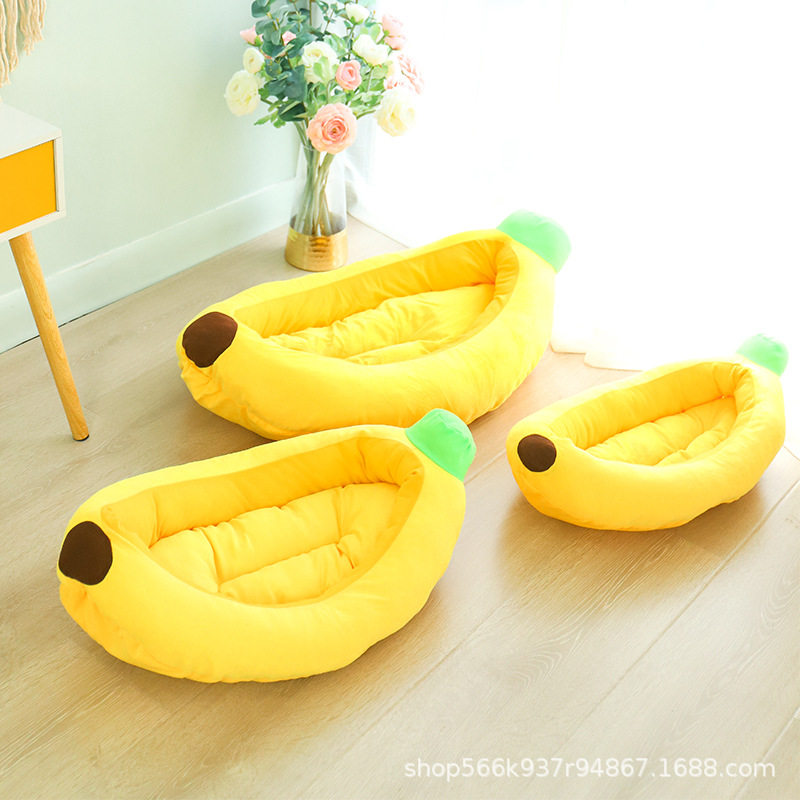 Banana Shaped Cat Bed Pet House For Small Dogs - Image 3