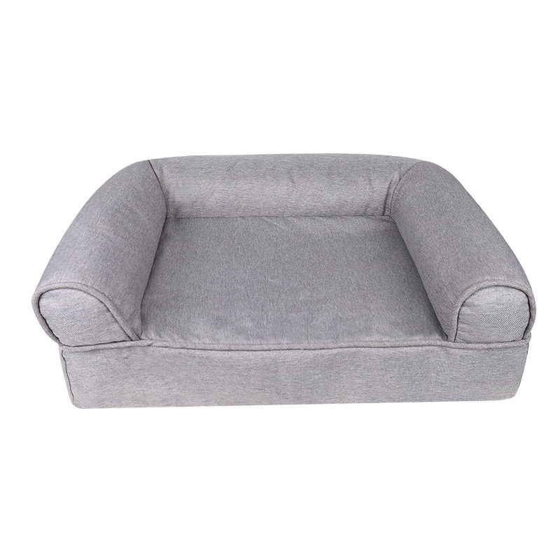 New Pet Sofa Bed Dog Bed Cat Bed Linen Fabric Removable Washable - Image 4