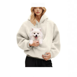 Women's Solid Color Loose Hooded Sweatshirt Long Sleeve - wholesale Pet Apparel & Accessories