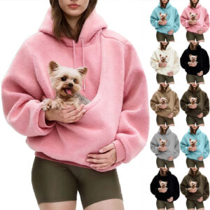 Women's Plaid Turtleneck Fleece Sweatshirt Thick Loose - wholesale Pet Apparel & Accessories