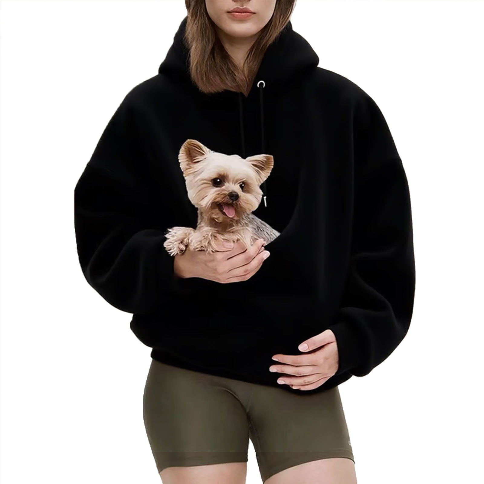Women's Plaid Turtleneck Fleece Sweatshirt Thick Loose - wholesale Pet Apparel & Accessories