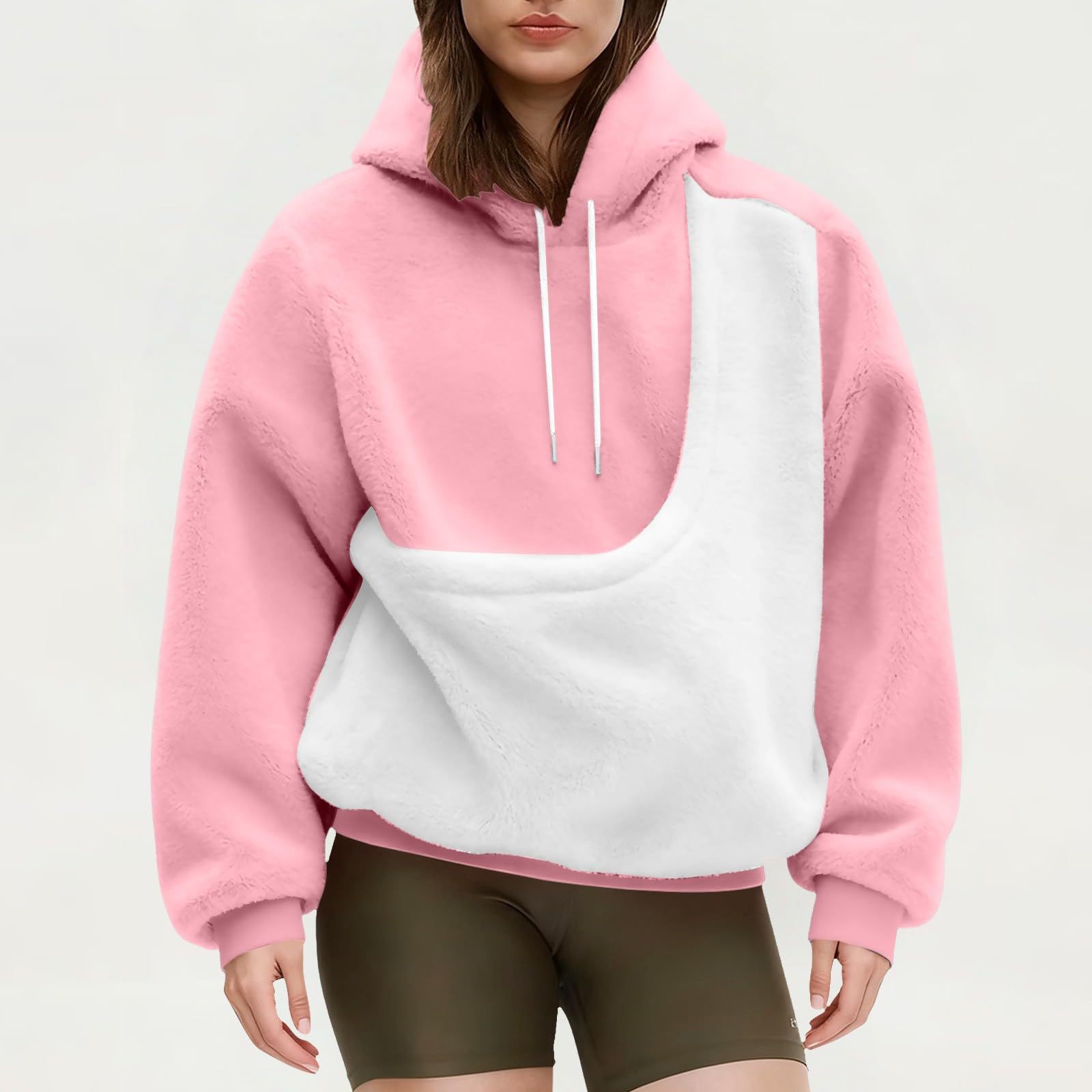 Women's Flannel Loose Sweatshirt Long-Term Stock Supply - wholesale Pet Apparel & Accessories