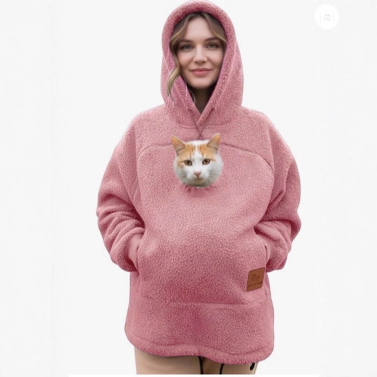 Unisex Fleece Human-Pet Matching Hooded Sweatshirt - wholesale Pet Apparel & Accessories