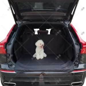 Car Trunk Dog Mat With 4 Magic Tapes Single Layer