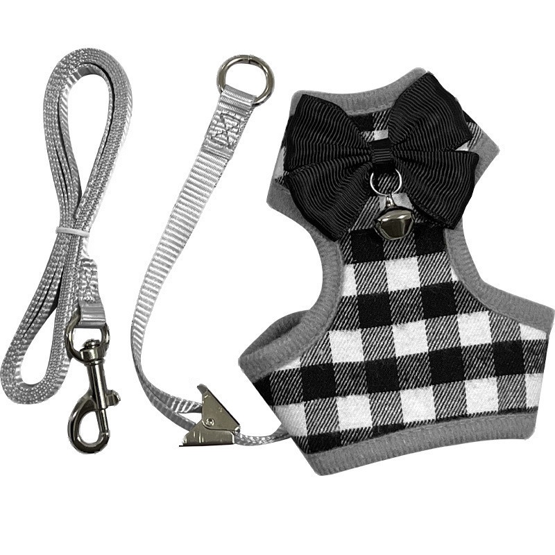 Cat Leash Harness With Bow Tie XS - Image 5