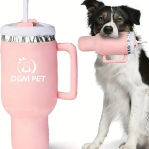 Portable Squeaky Dog Toy Water Cup