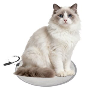 Round Heated Pet Mat with Cigarette Lighter Plug