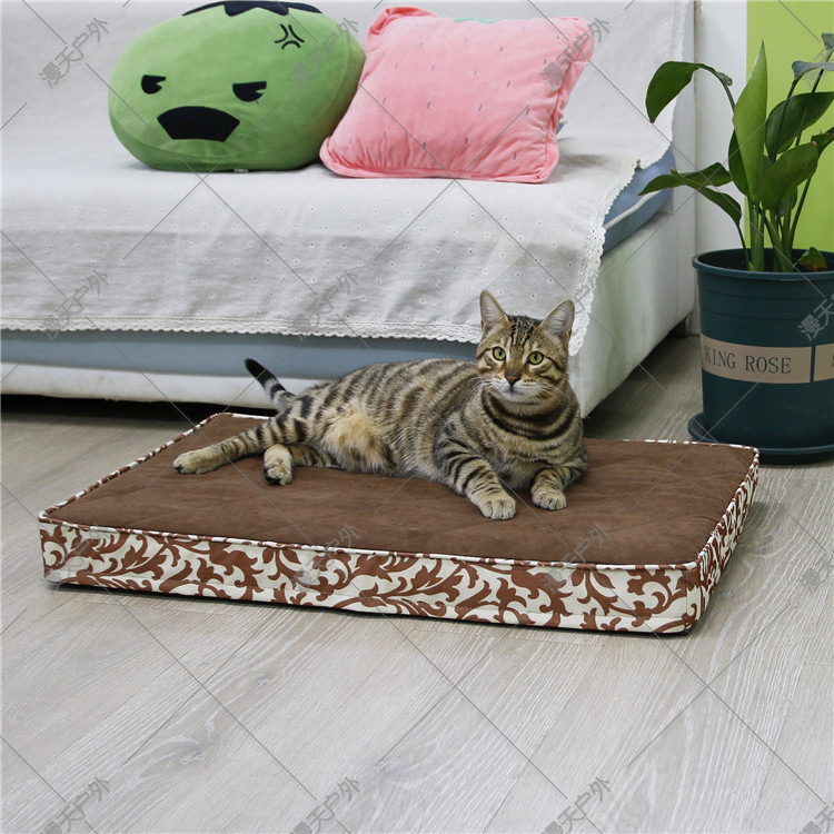 Suede Waterproof Comfortable Pet Mat Removable Washable - Image 2