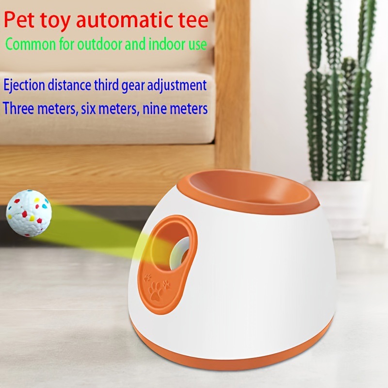 Automatic Pet Ball Launcher Dog Toy Adjustable Distance - Image 2