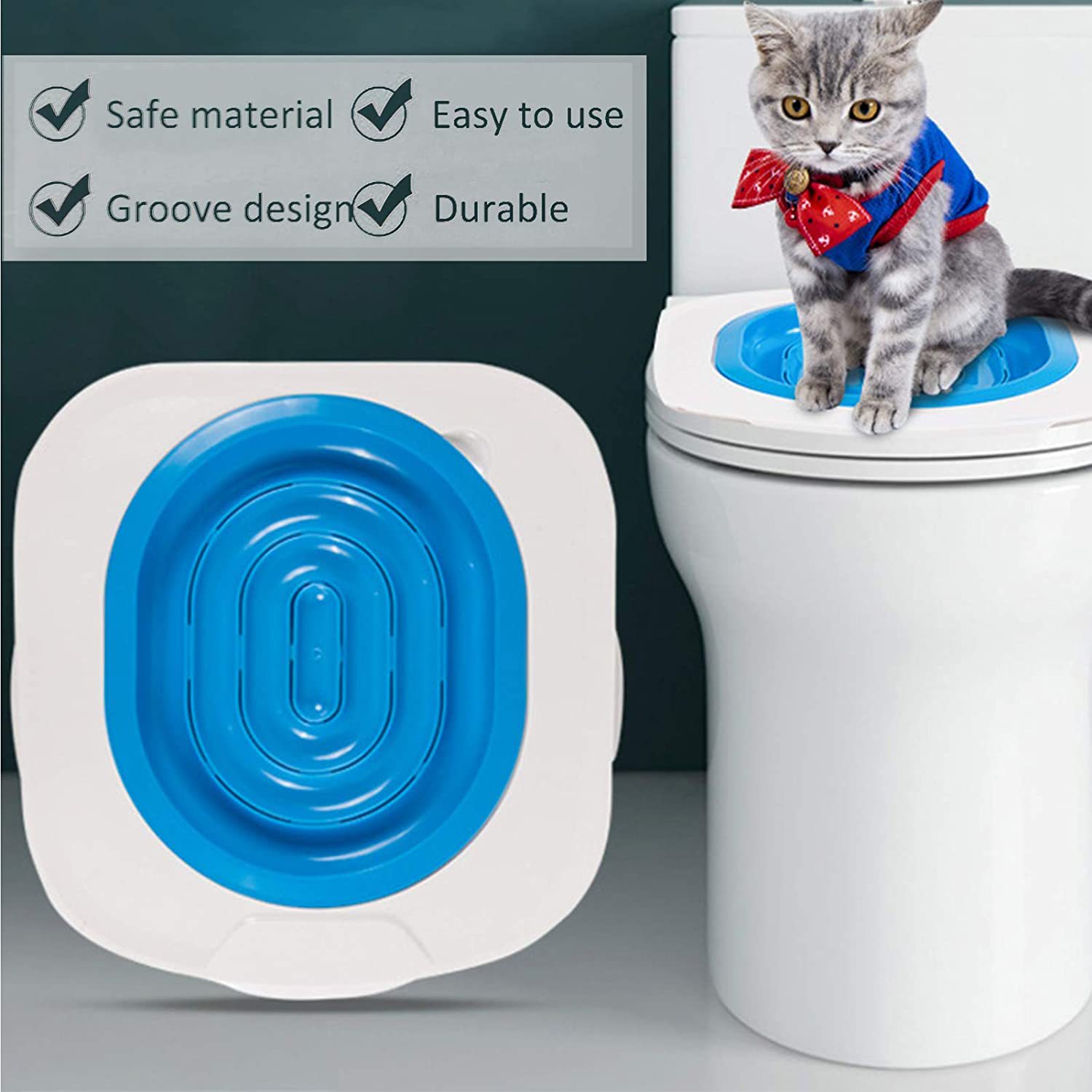 Cat Toilet Training Kit Litter Box Trainer - Image 3