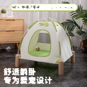 Pet Tent Elevated Bed Removable Washable Moisture-Proof