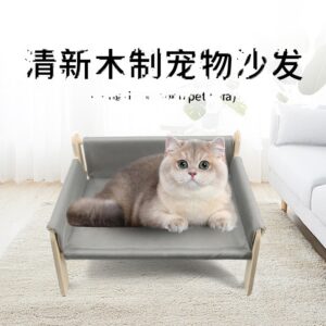 Wooden Cat Sofa Scratcher Lounger Bed