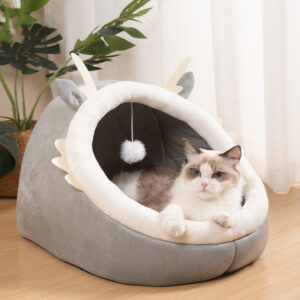 Dragon Shape Enclosed Pet Bed Semi Enclosed