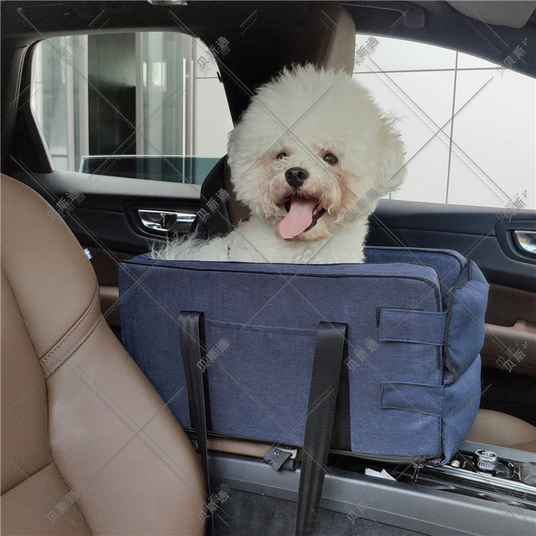 Portable Pet Car Seat Console Booster With Handle