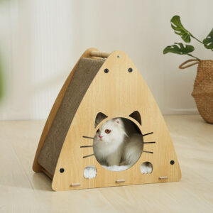 Solid Wood Cat Bed for Cats