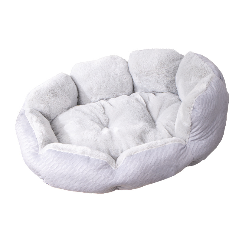 Semi-Enclosed Cat Bed Four Seasons Pet Sleeping Cushion - Image 5
