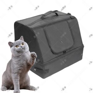 Portable Outdoor Cat Litter Box Cat House Detachable
