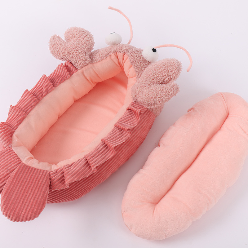 Open Lobster Shaped Cat Bed Pet House For Summer - Image 4