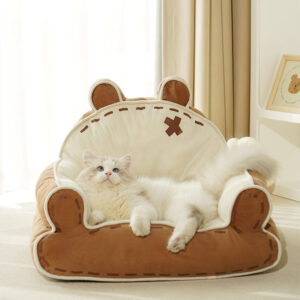 Bear Pet Sofa Cat Bed Warm Winter Dog Bed