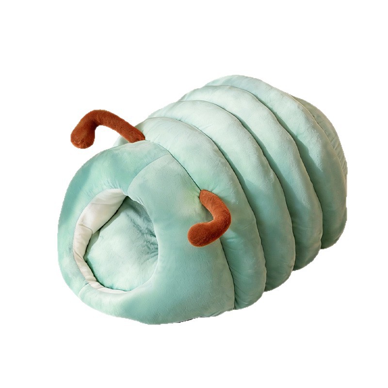 Caterpillar Sleeping Bag Cat Bed Warm Enclosed - Image 5