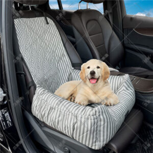 Pet Car Front Seat Sofa Bed Striped