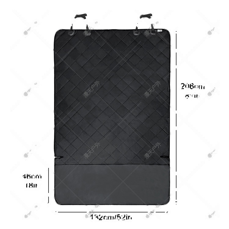 Quilted Dog Car Boot Mat For Rear Cargo And Back Seat - Image 3