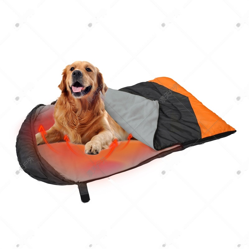 Heated Pet Sleeping Bag For Outdoor Camping