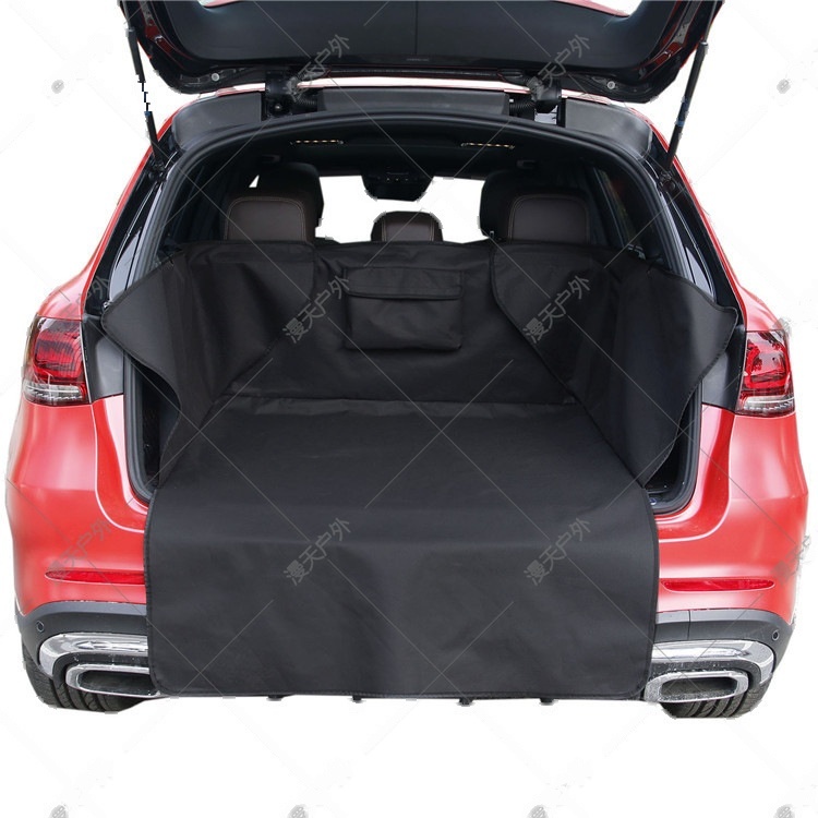 Single Layer Car Trunk Pet Mat With 4 Suction Cups
