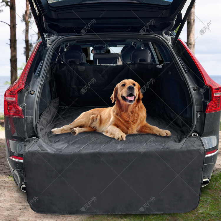Quilted Dog Car Boot Mat For Rear Cargo And Back Seat