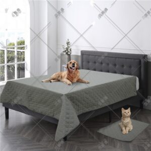 Pet Quilted Sofa Mat Set Anti-Slip Machine Washable
