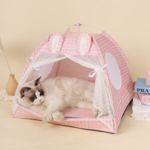 Washable Foldable Cat Bed for Small Dogs & Cats