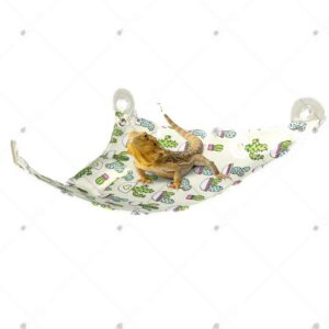 Canvas Lizard Gecko Reptile Hammock With Pillow 33x33cm