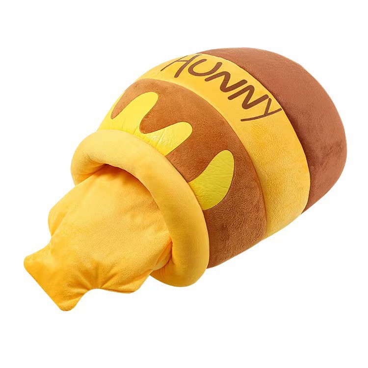 Honey Jar Cat Bed Deep Sleep Removable Pet House - Image 5