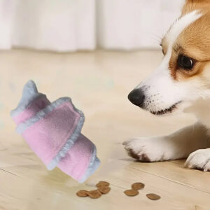 Ins Bread Sniffing Toy Plush Squeaky Dog Chew