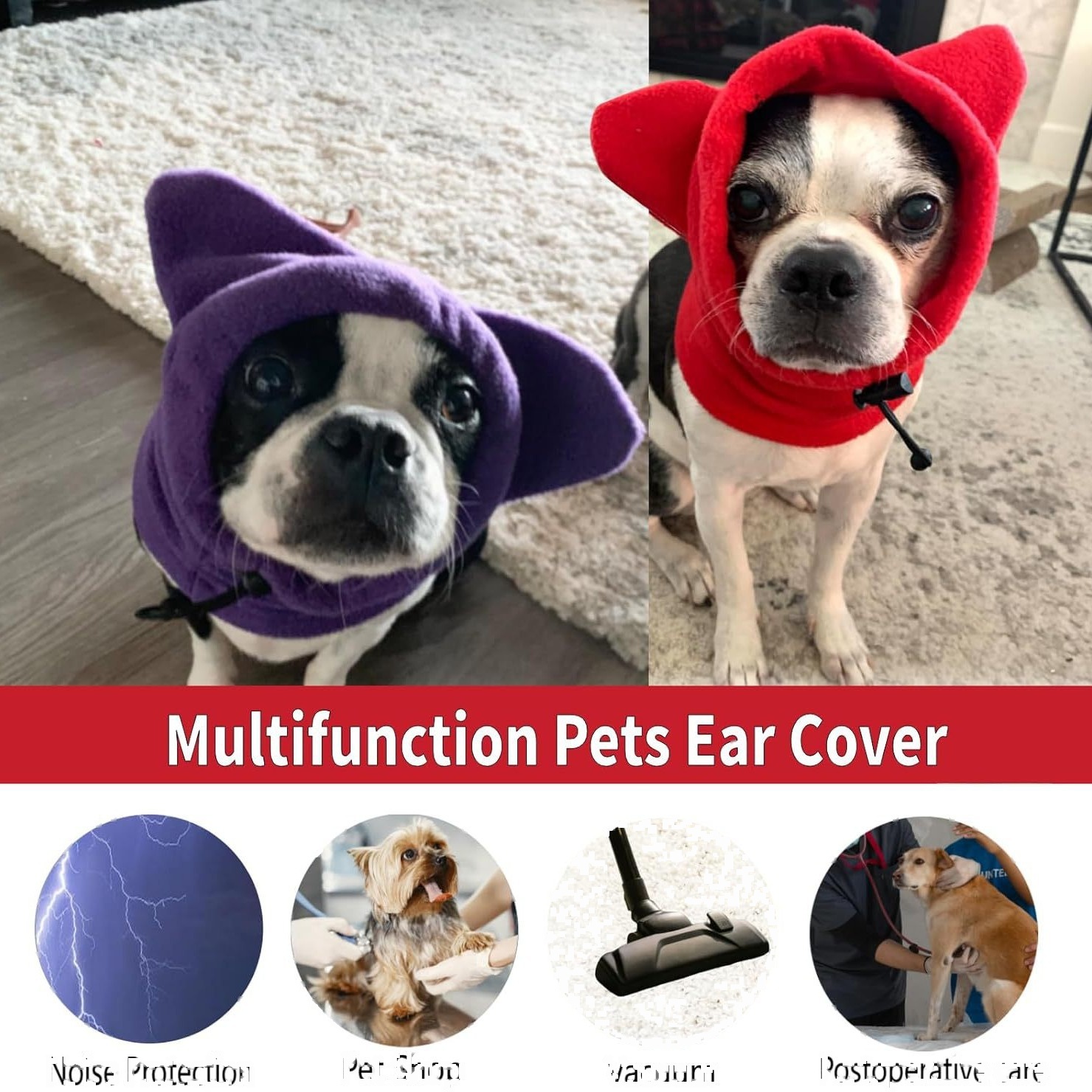 Dog Winter Warm Hat Windproof Scarf Set - Image 4