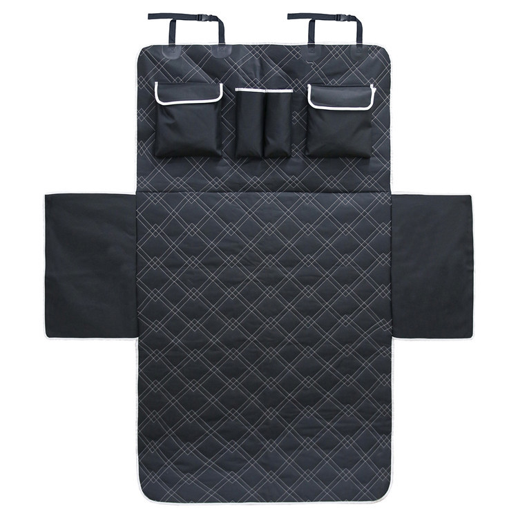 Plaid Quilted Car Trunk Pet Mat 187.5x102.5x59cm - Image 3