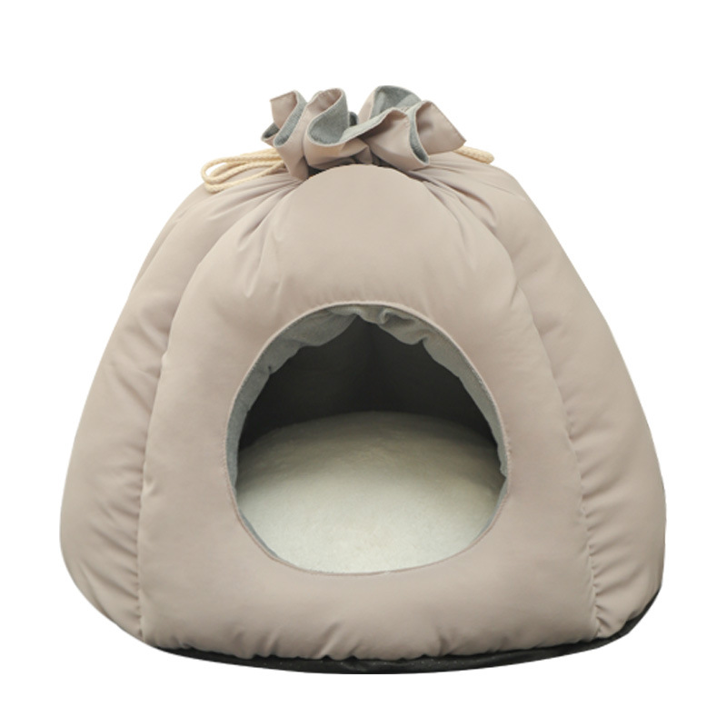 Warm Money Bag Enclosed Cat House Bed - Image 5