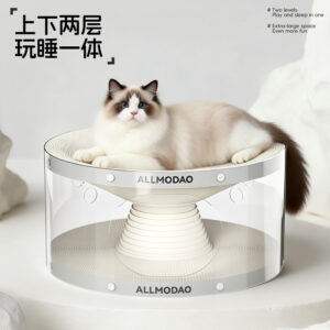 Round Cat Scratcher Bed Corrugated Paper Tunnel