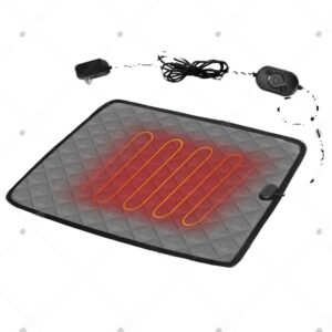 Suede Heated Pet Mat Adjustable Temperature