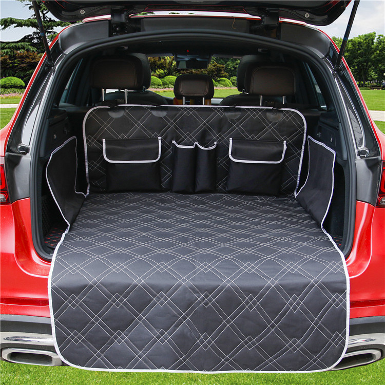 Plaid Quilted Car Trunk Pet Mat 187.5×102.5x59cm