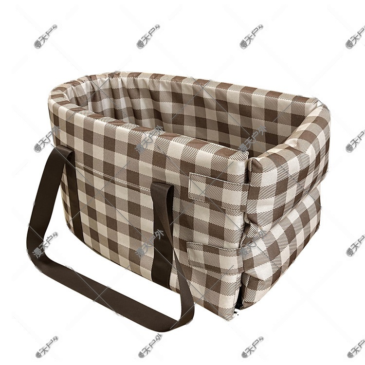 Portable Waterproof Pet Car Seat Center Console Carrier