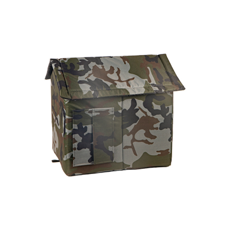 Outdoor Cat House Camouflage Enclosed Shelter - Image 5