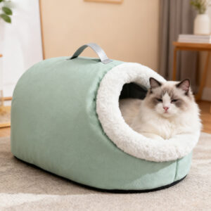 Handle Cat Bed Winter Warm Thickened Dog House