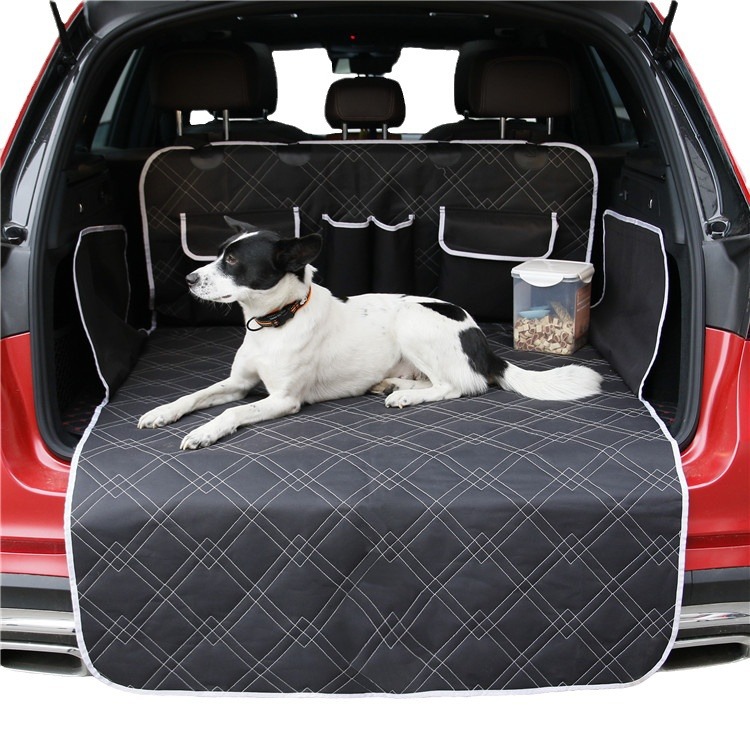 Plaid Quilted Car Trunk Pet Mat 187.5x102.5x59cm - Image 5