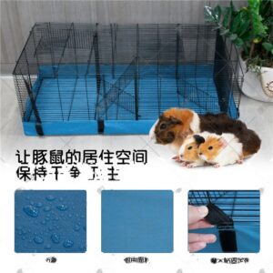 Waterproof Pet Cage Bottom Cover 47x24x3.7in