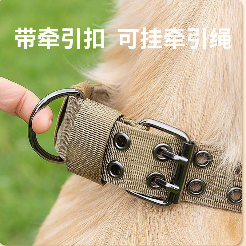 Adjustable Tactical Dog Collar Nylon Alloy Buckle - Image 2