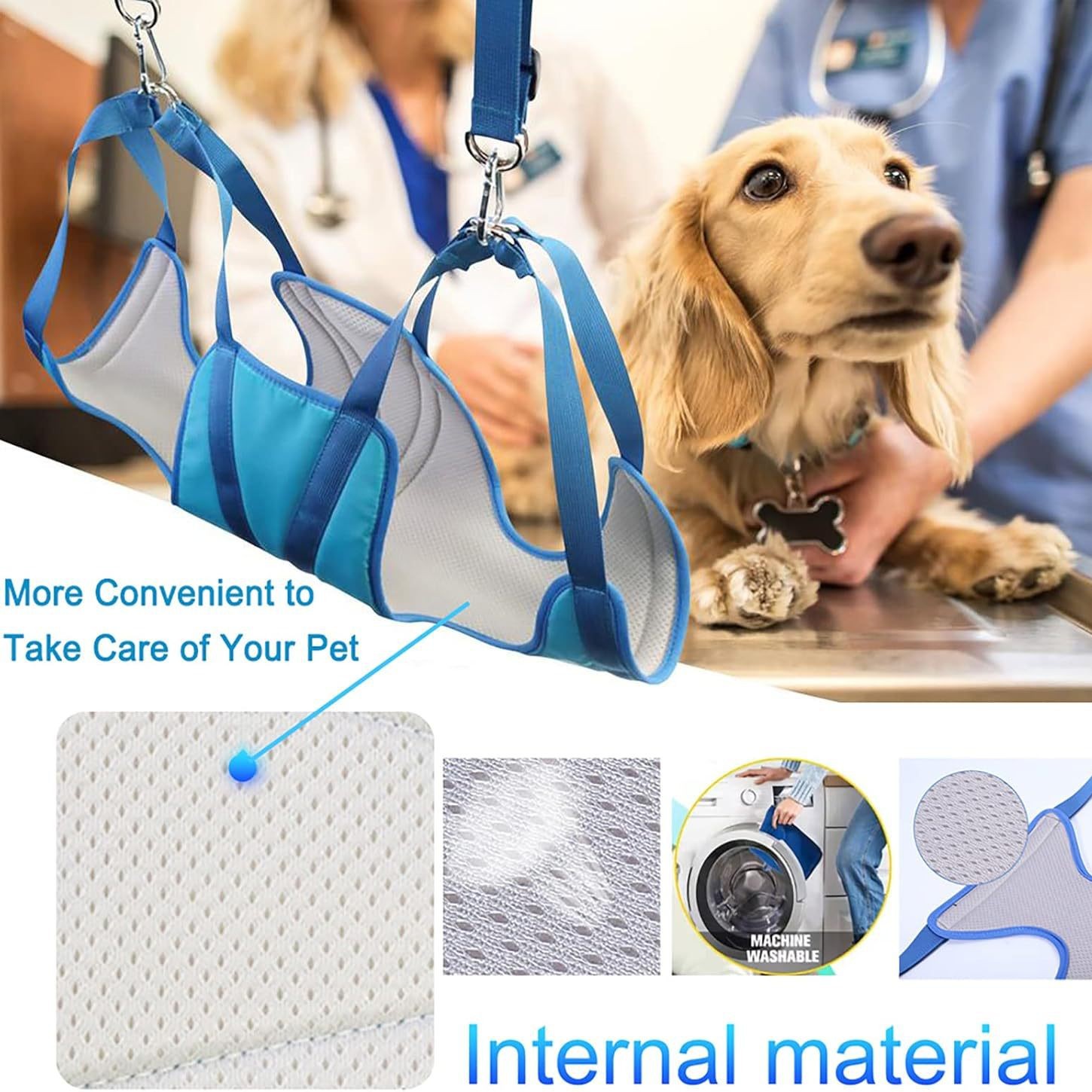 Pet Grooming Hammock Nail Trimming Restraint Bag - Image 4