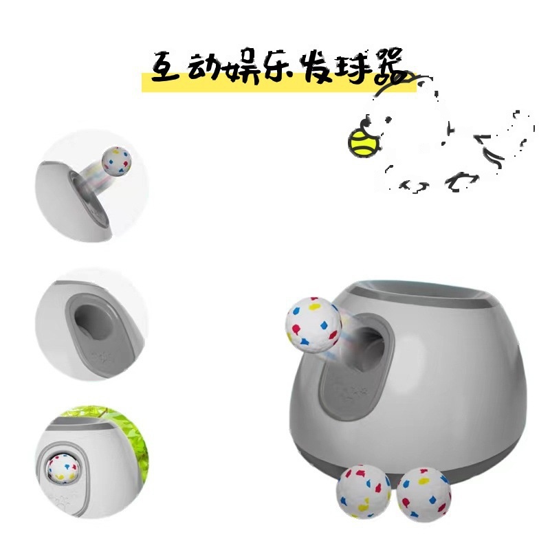 Automatic Pet Ball Launcher Dog Toy Adjustable Distance - Image 4