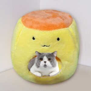 Plush Warm Washable Cat Bed for Cats & Pets